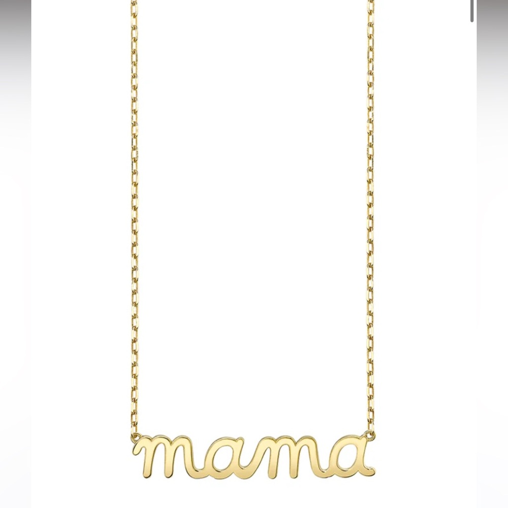 14k solid gold 'Mama' Necklace